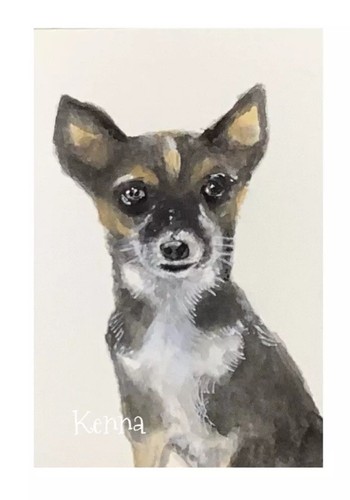 Aceo painting kenna - painting, by