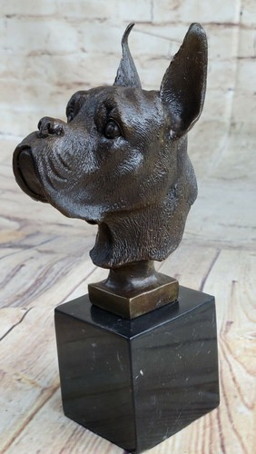 Statua bronzo cane boxer - statua,