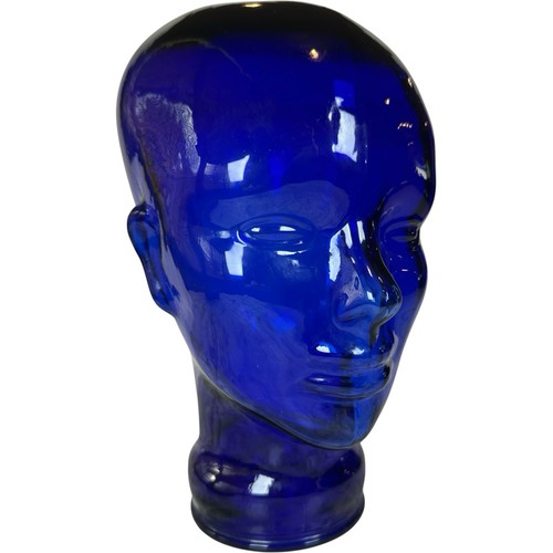 Busto testa manichino vetro