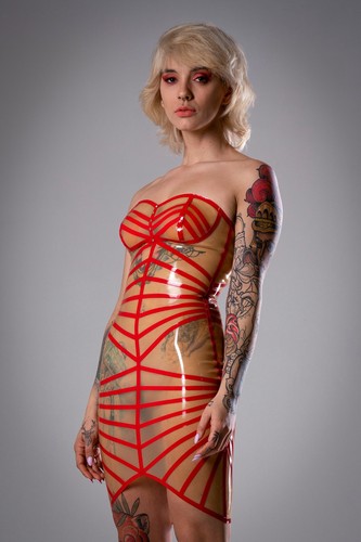 Latex dress