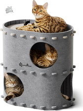 Fur Cat Kennel, 2 Tier Bed Cat