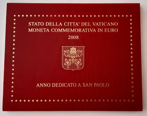 Moneta euro vaticano 2008 - moneta,