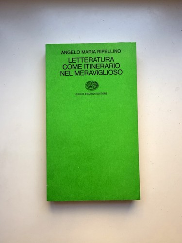 Ripellino letteratura come - letteratura,