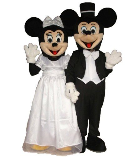 Mascotte topolino minnie sposi - topolino,