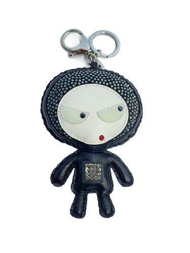 Portachiavi swarovski nero - portachiavi, --