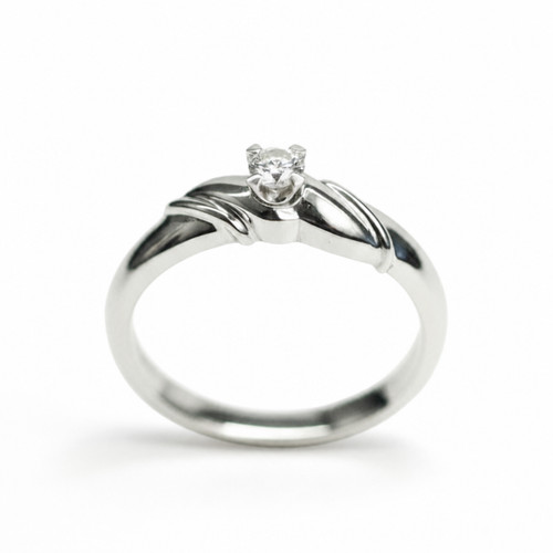 Anello damiani solitario - anello,