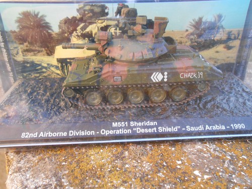 Die cast tank m551 sheridan - cast, "
