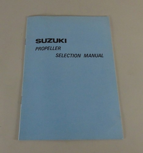 Selezione manuale suzuki elica - manuale,