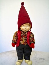 ELFO GNOMO IN RESINA, LANA E