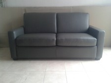 DIVANO 3 POSTI IN VERA   PELLE
