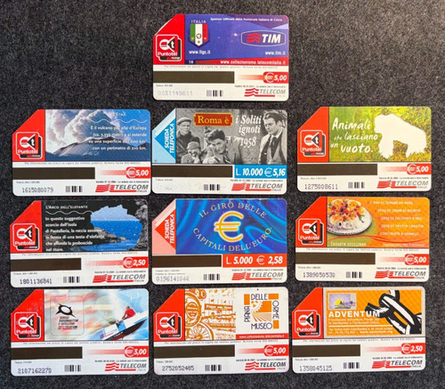 Lotto carte telefoniche - n°,