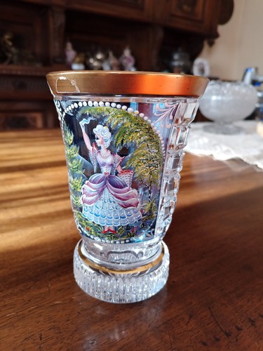 Vintage bicchiere cristallo - vintage, in