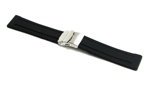 Cinturino silicone nero per