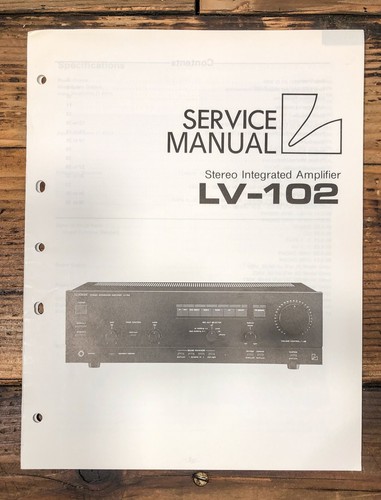 Luxman 102 amplificatore - luxman, lv-102