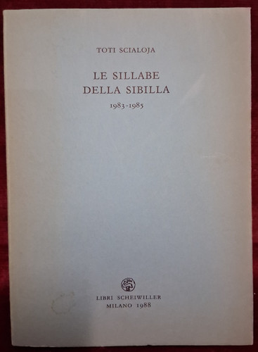 Sillabe sibilla toti - sillabe,