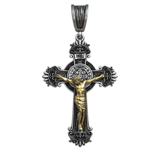 Crocifisso lungo 18g - , croce