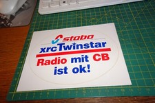 ADESIVO VINTAGE STICKER KLEBEr STABO XRC TWINSTAR RADIO MIT CB IST OK