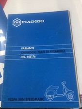 Catalogo delle parti di ricambio Scooter Vespa 50 N Speedmatic,