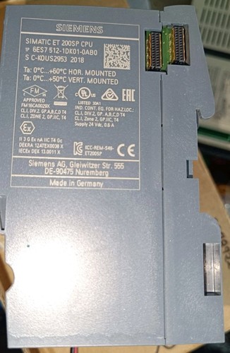Siemens 6es7512 1dk01 0ab0 cpu - siemens,