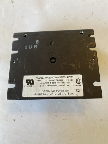 Minarik mm23071a scr - minarik, controllo