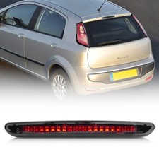 Luce LED Terzo Stop Nero Per Fiat Punto Grande Evo Fanalino Posteriore Freno