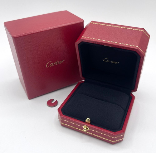 Cartier scatola anello ring