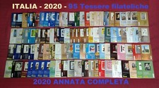 2020 Italia ANNATA 95 TESSERE FILATELICHE ( Lazio, Carnevale, Cagliari, etc. )