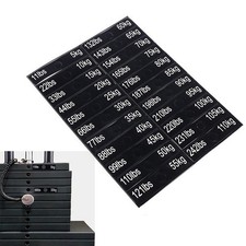Set etichette pila pesi per