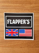 ADESIVO VINTAGE - FLAPPER'S bandiera AMERICA ed INGHILTERRA