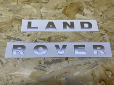 LAND ROVER Scritta Grigio