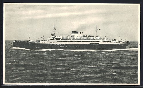 Cartolina nave passeggeri n - cartolina,