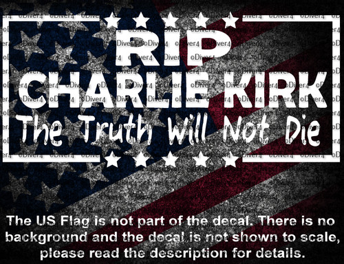 Adesivo vinile rip charlie - vinile,