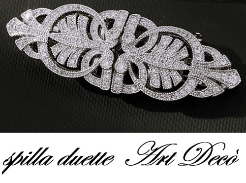 Spilla duette 40s - '40s, cm.6