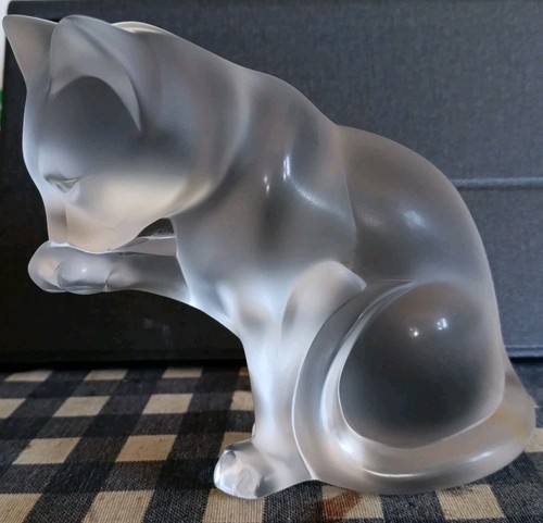 Lalique gattino vetro - in,