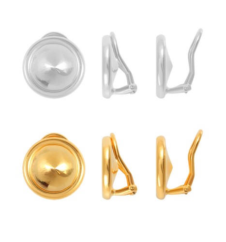 Orecchini clip argento - clip,