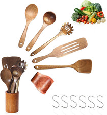 13 Pezzi Set Mestoli in Legno