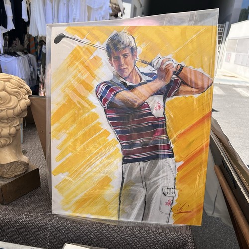 Golf bozzetto originale