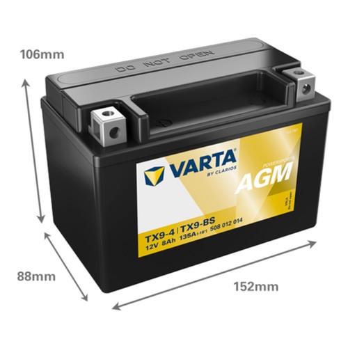 Varta powersports agm batteria - powersports,
