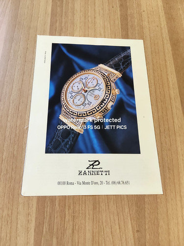 1996 zannetti impero orologio - impero,