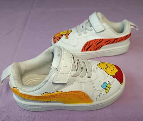 Scarpa bimbi dipinta mano - scarpa,