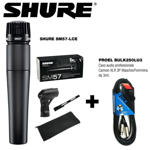 Shure sm57 lce - shure, microfono