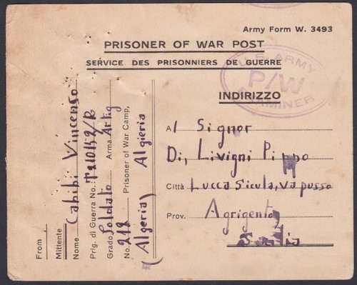 Algeria 1945 cartolina - algeria, in