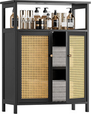 Armadietto Da Bagno in Rattan