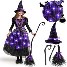 Bambino Ragazza Viola Costume