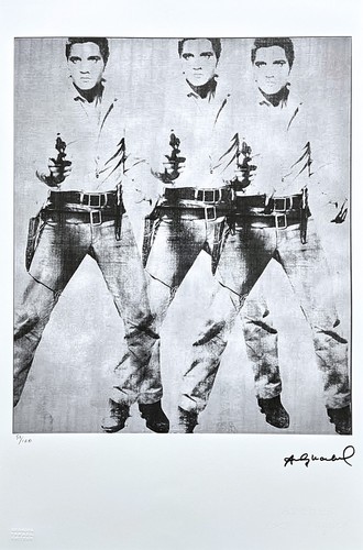 Andy warhol tripla elvis - andy,