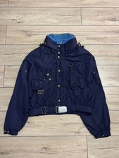 Giacca da sci Bogner High Tech vintage taglia 54 blu uomo isolata invernale 