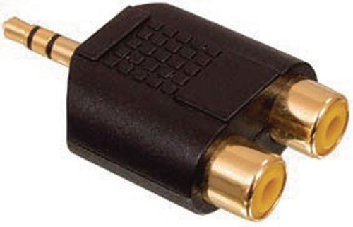 Sdoppiatore jack 5mm a 2 - 3,5mm,