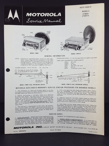 Motorola 1957 1958 chevrolet - 1957,,