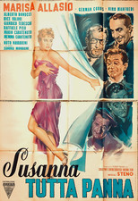 SUSANNA TUTTA PANNA Marisa Allasio COBOS  RARO POSTER MANIFESTO AFFICHE SEXY 4F