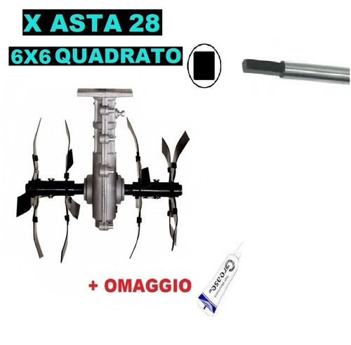 Zappette ø28 6x6 quadrato - zappette,